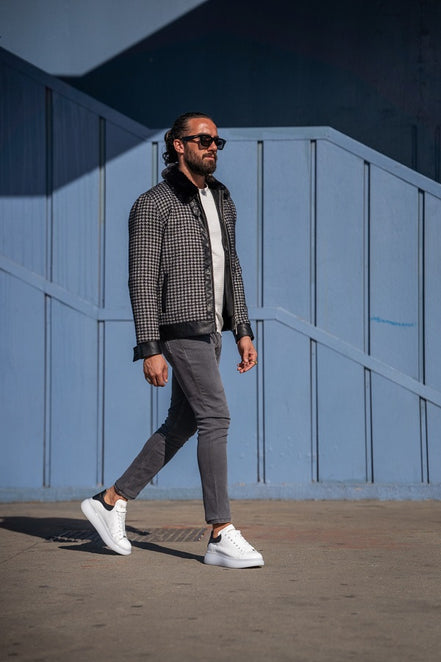 Rapid Slim Fit Side Pocket Black Jacket