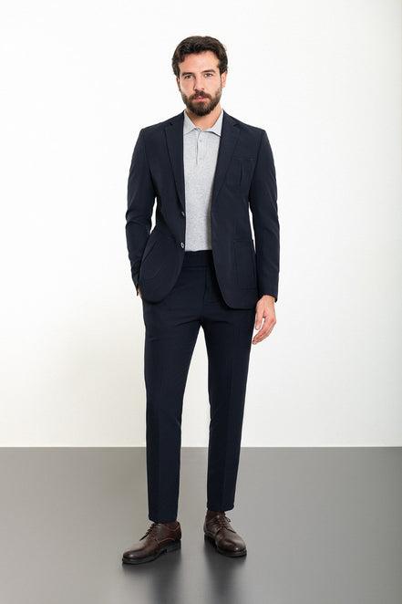 Sturgis Slim Fit 2 Piece Navy Blue Suit