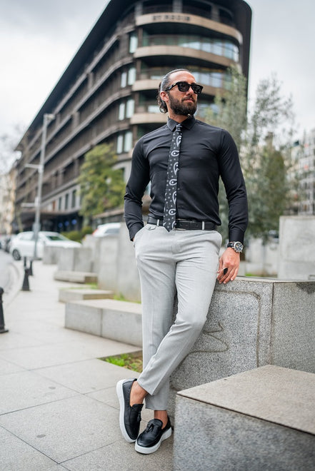 Tea Light Gray Chino Pants