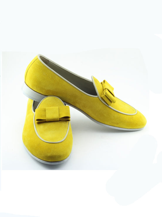 The Wherewithal Yellow Tuxedo Loafers
