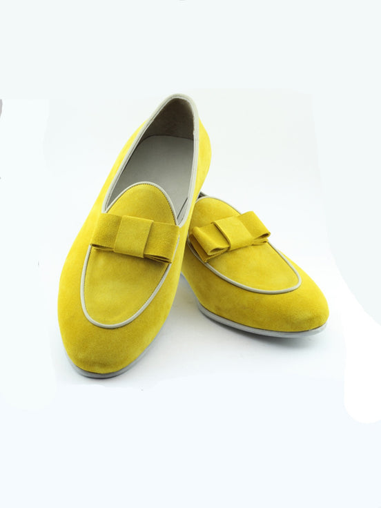 The Wherewithal Yellow Tuxedo Loafers
