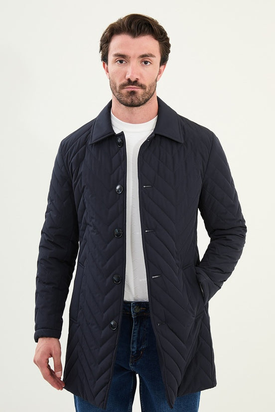 Marina Trench Coat Navy
