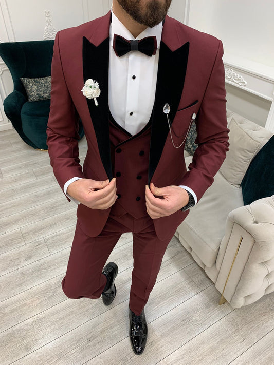 Burgundy Tuxedos