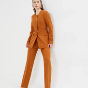 2 Piece Rust Pant Suit