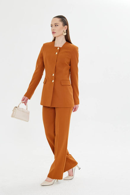 Rust Pant Suit