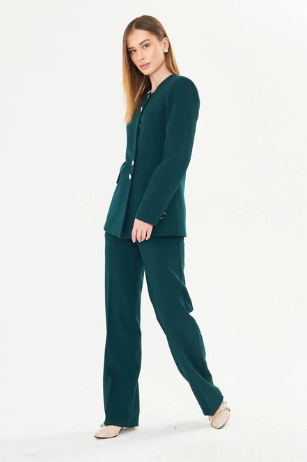 2 Piece Emerald Pant Suit