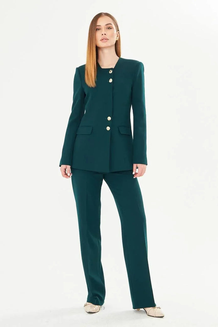 2 Piece Emerald Pant Suit