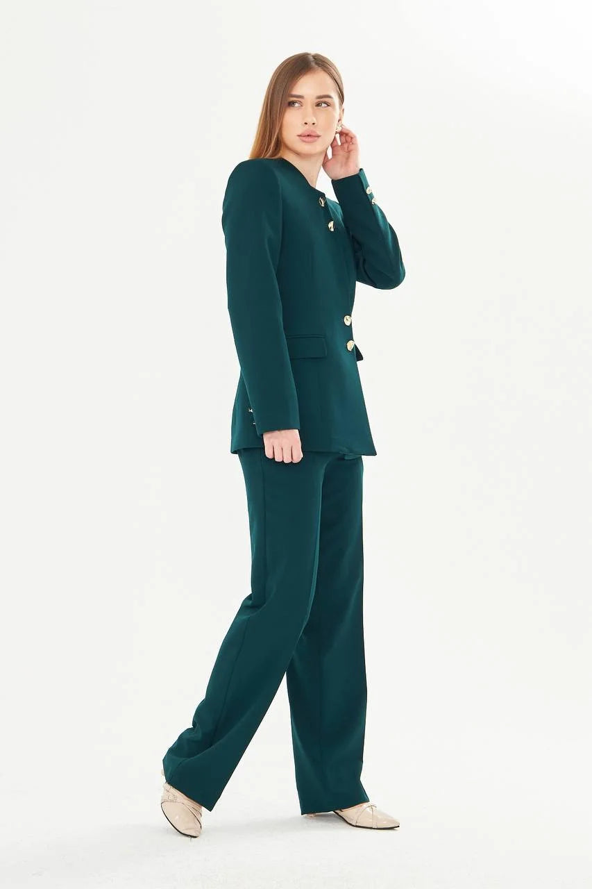 2 Piece Emerald Pant Suit
