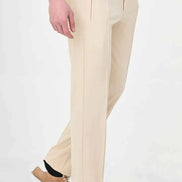 Abilene Beige Drawstring Waist Dress Pants