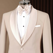 Beige Slim Fit Tuxedo