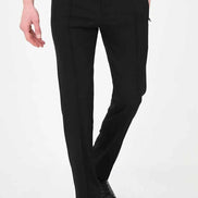Abilene Black Drawstring Waist Dress Pants