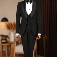 Abilene Black Slim Fit Tuxedo