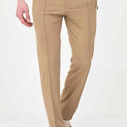 Abilene Brown Drawstring Waist Dress Pants