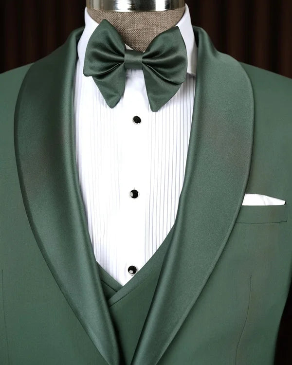 Green Slim Fit Tuxedo