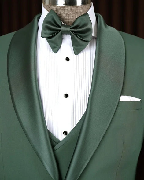 Green Slim Fit Tuxedo