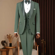 Green Slim Fit Tuxedo