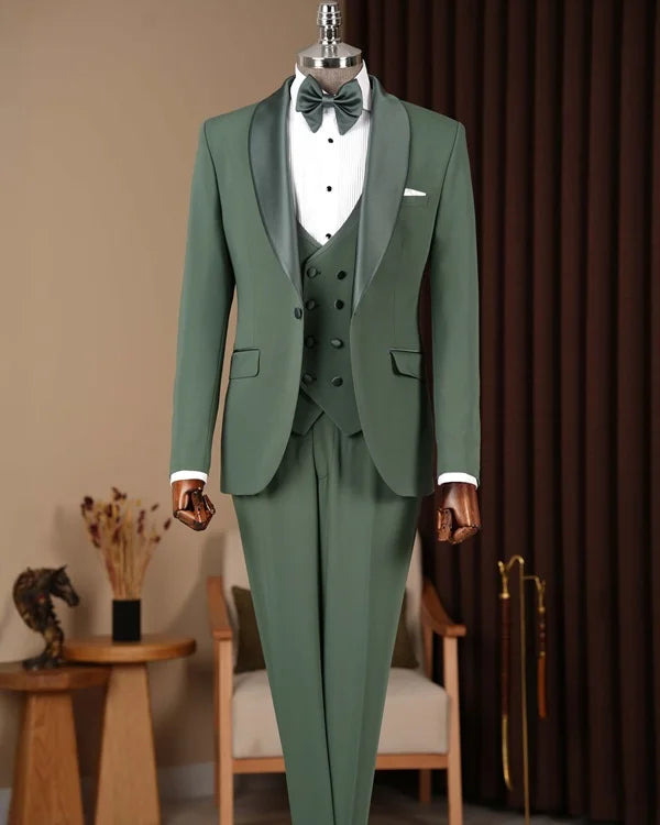 Green Slim Fit Tuxedo