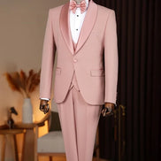 Abilene Light Pink Slim Fit Tuxedo