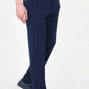 Abilene Navy Blue Drawstring Waist Dress Pants