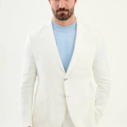 Abilene Off White Linen Blazer