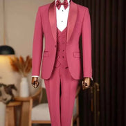 Abilene Pink Slim Fit Tuxedo