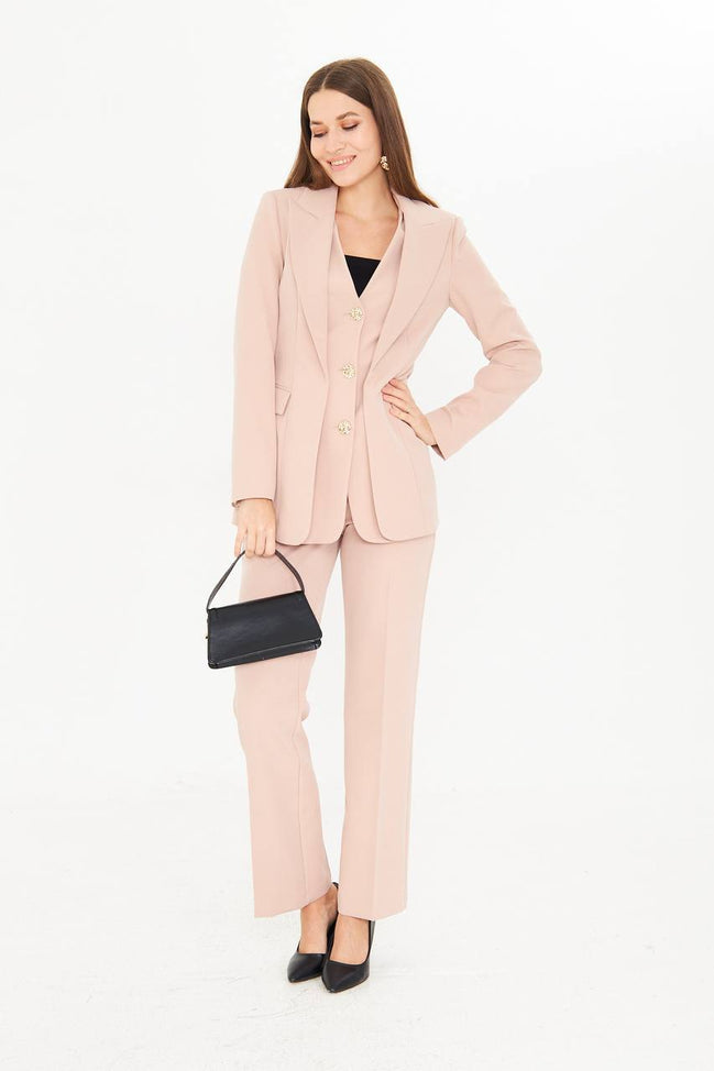 Beige Suit Women