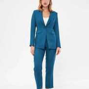 Blue Wool Suit