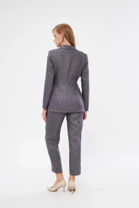 Gray Wool Suit Ladies