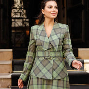 Green Skirt Suit