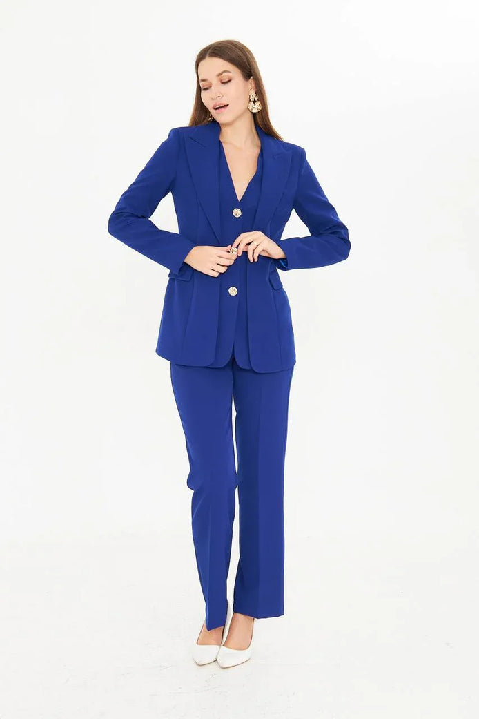 Royal Blue Suit Women