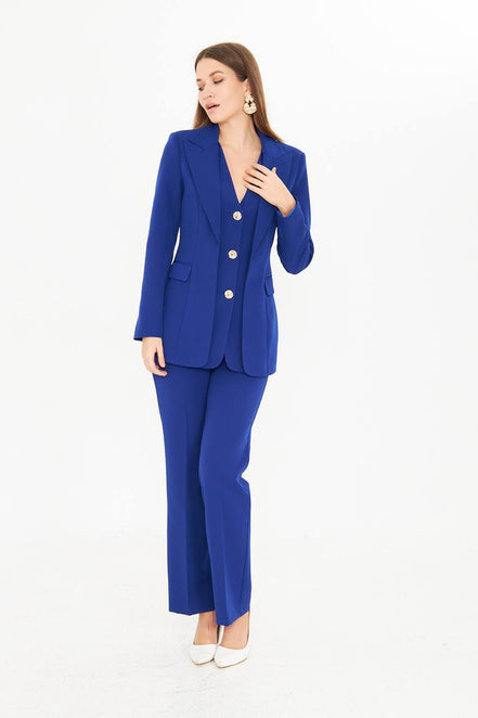 Royal Blue Suit Women