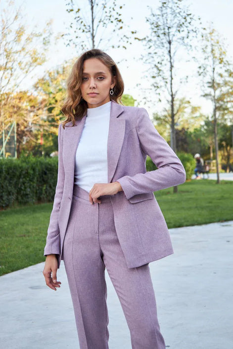 Light Purple Wool Suit