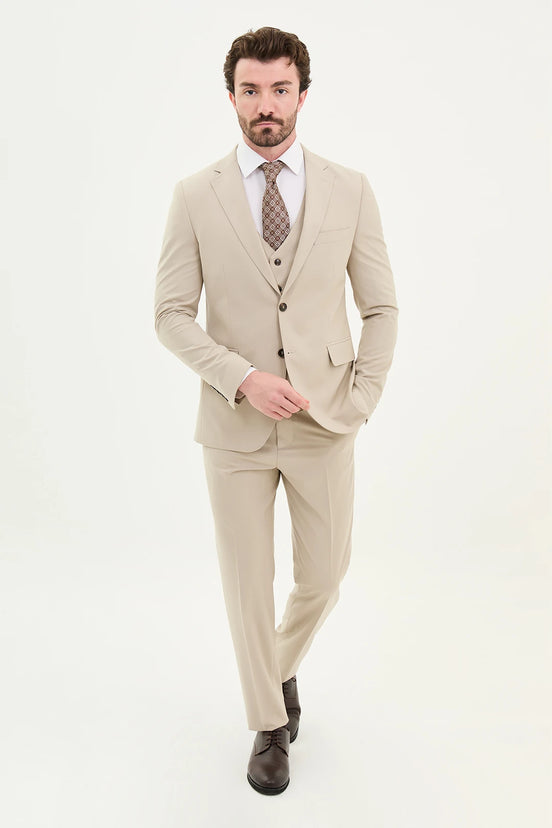 Beige Suit