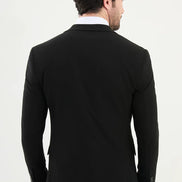 Ames Wool Black 3 Piece Suit
