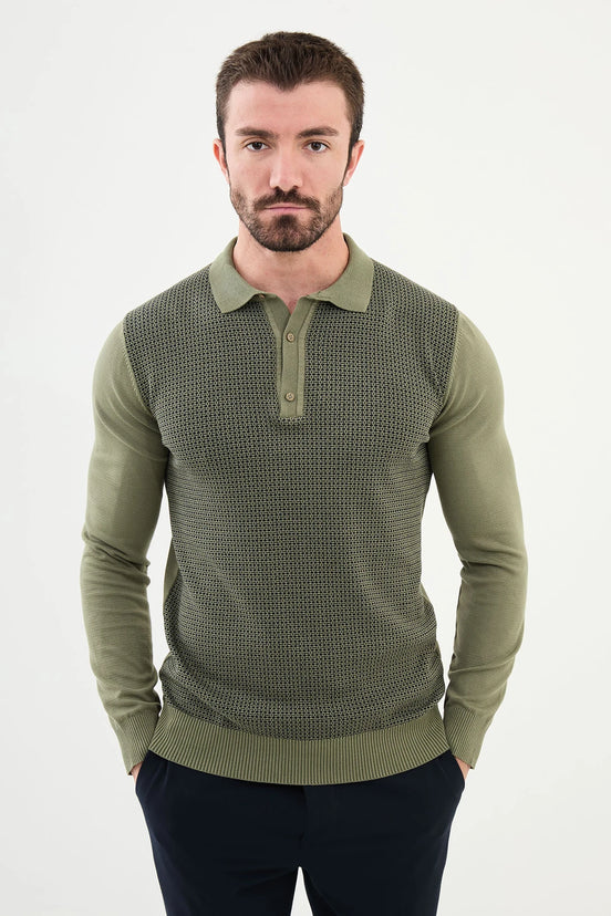 Polo Sweater Khaki