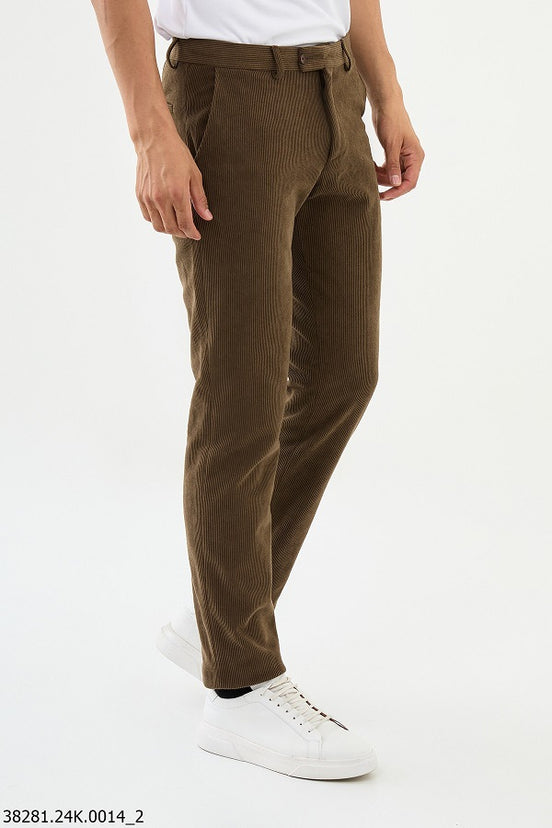 Camel Corduroy Pants