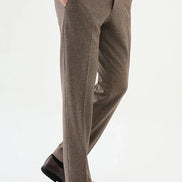 Ames Wool Beige Checkered Pants