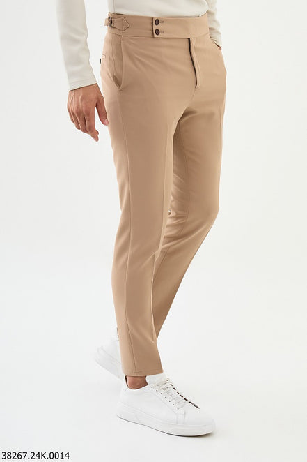 Ames Wool Camel Chino Pants