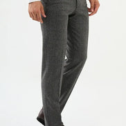 Ames Wool Gray Plaid Pants