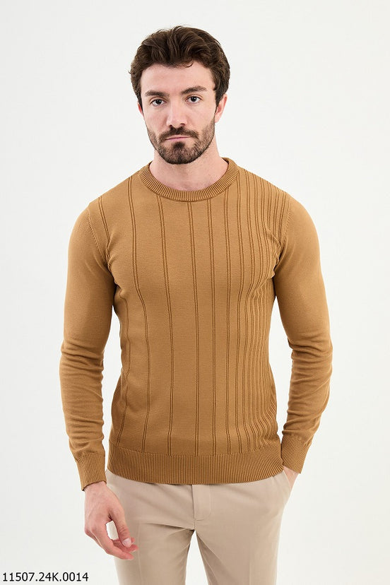 Camel Wool Sweater
