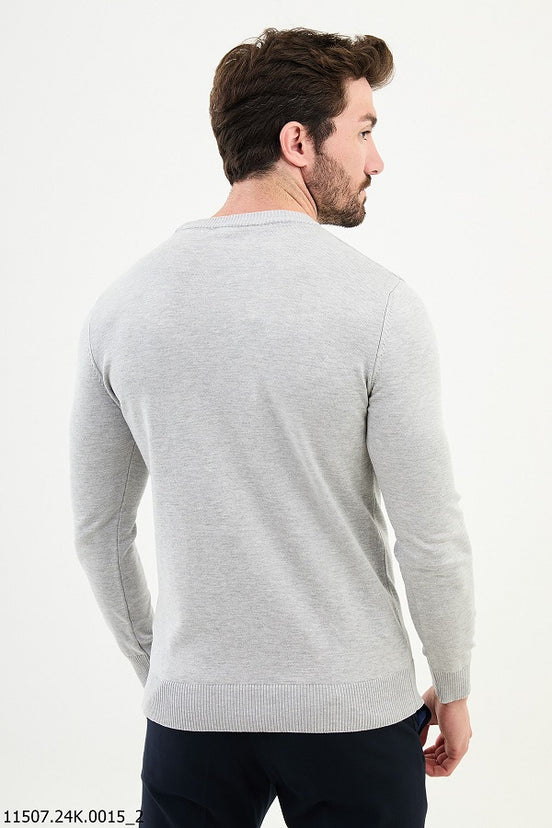Gray Wool Sweater