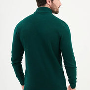 Ames Mock Turtleneck Sweater - Teal Green