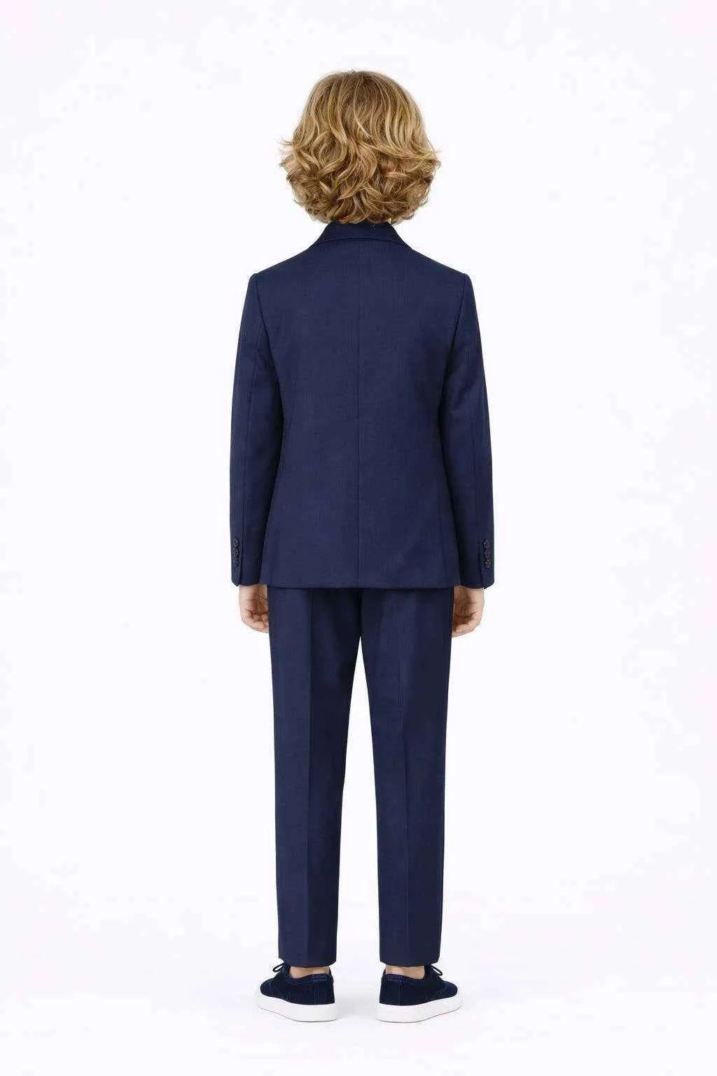 Auburn Boys Navy Blue 2 Piece Suit