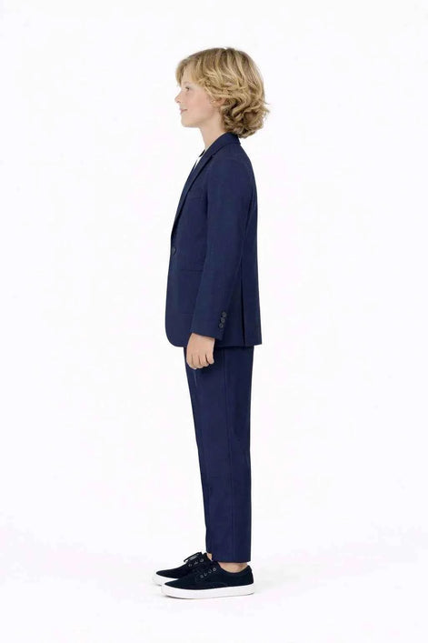 Auburn Boys Navy Blue 2 Piece Suit