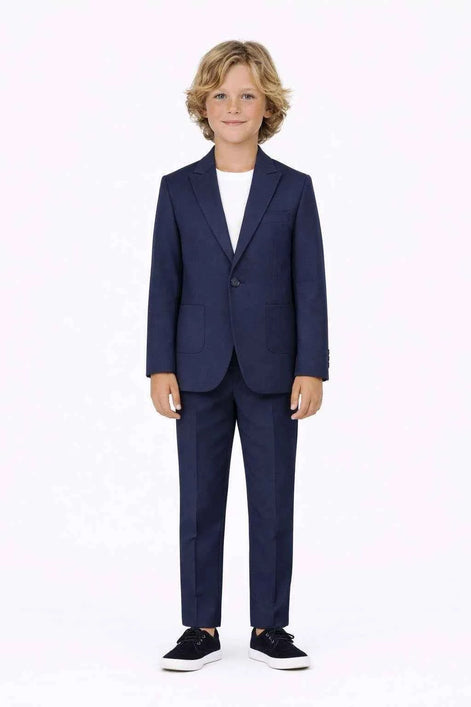 Auburn Boys Navy Blue 2 Piece Suit