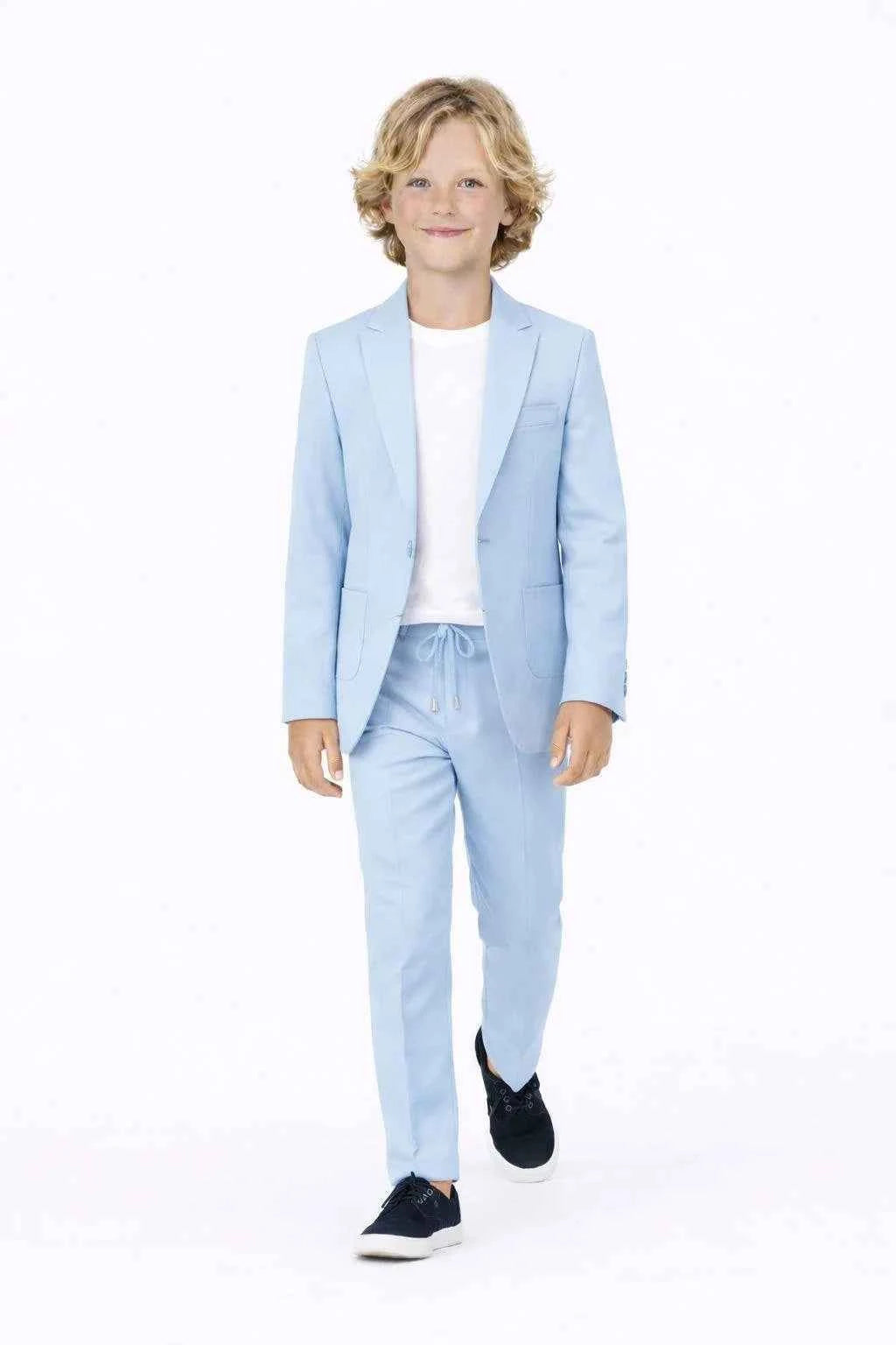 Auburn Boys Sky Blue 2 Piece Suit