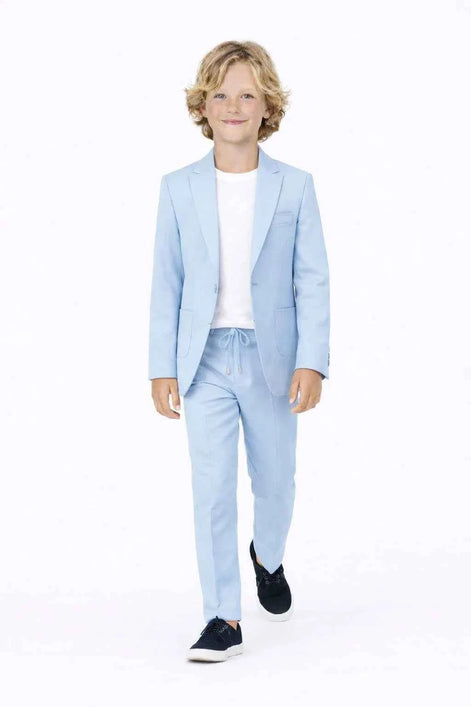Auburn Boys Sky Blue 2 Piece Suit