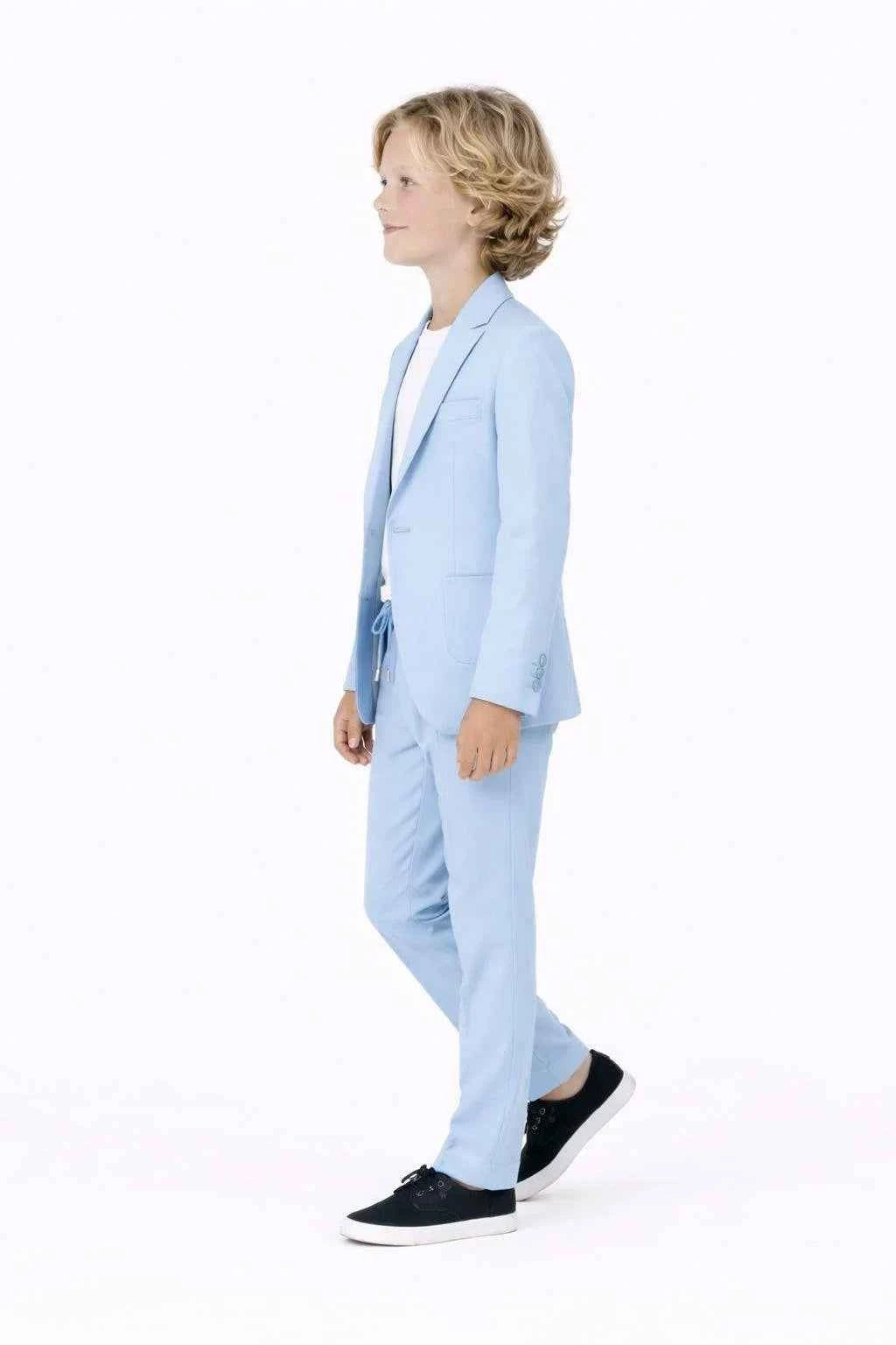 Auburn Boys Sky Blue 2 Piece Suit