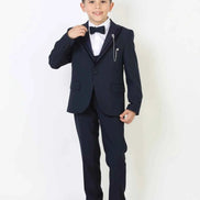 Auburn Navy Blue Boys Tuxedo