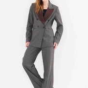 Austin Women's Coffee Tuxedo Suit Set